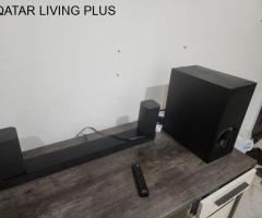 Original Sony Woofer Speakers just like new- with blue tooth and remote. Price non negotiable